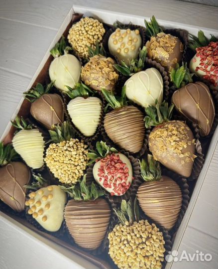 Клубника в шоколаде набор