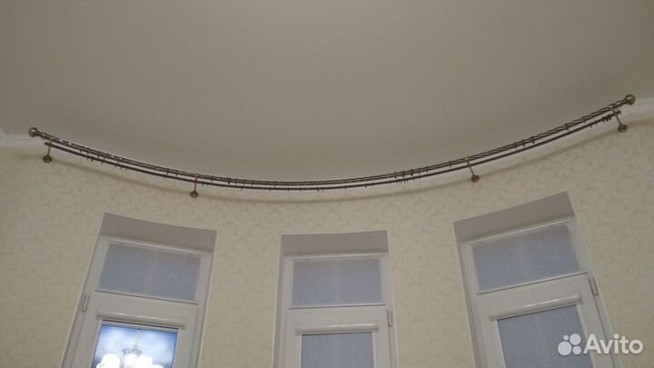 Карнизы, шторы, гнущиеся, гибкие