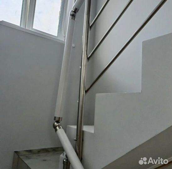 Перила, пopучни, огpaждения из нержавeющей cтали