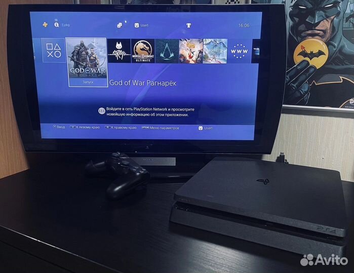 PlayStation 4 Slim 500Gb + HEN 9.00 (Коробка)