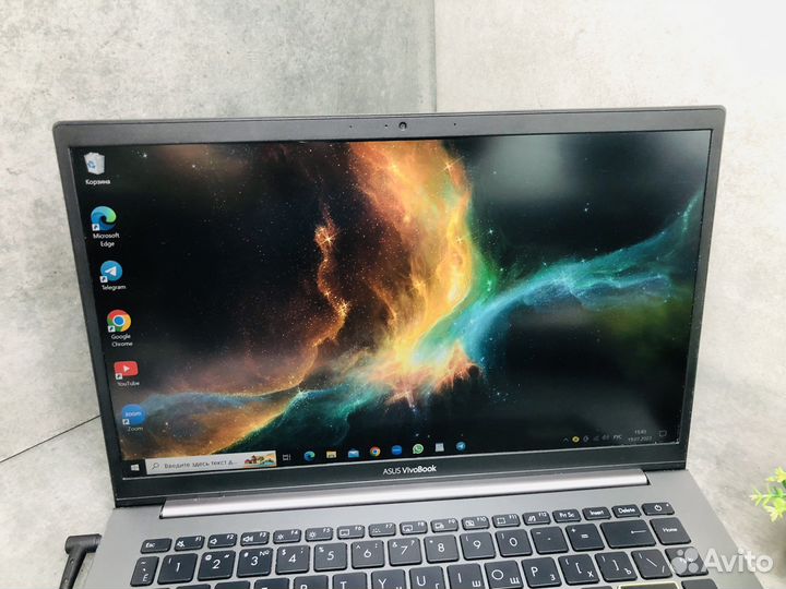 Мощный Asus vivobook 14 Ryzen 5 RAM 8gb SSD 256gb