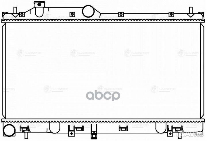 Радиатор охлаждения двигателя subaru forester I