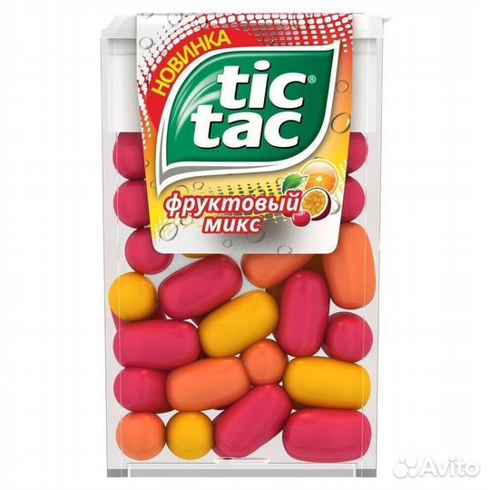 Драже Tic Tac Фруктовый Микс виш апель марак 16 г