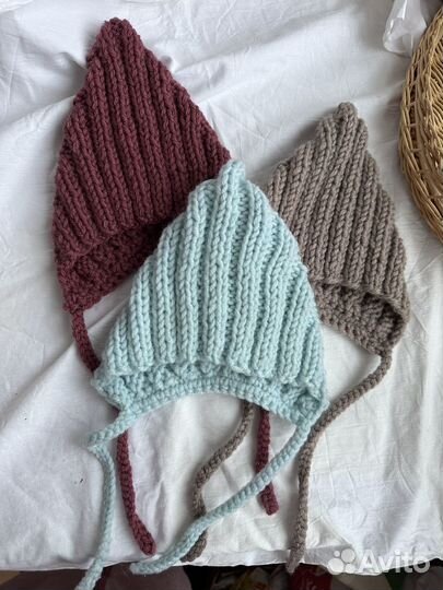 Шапка эльф детская на осень