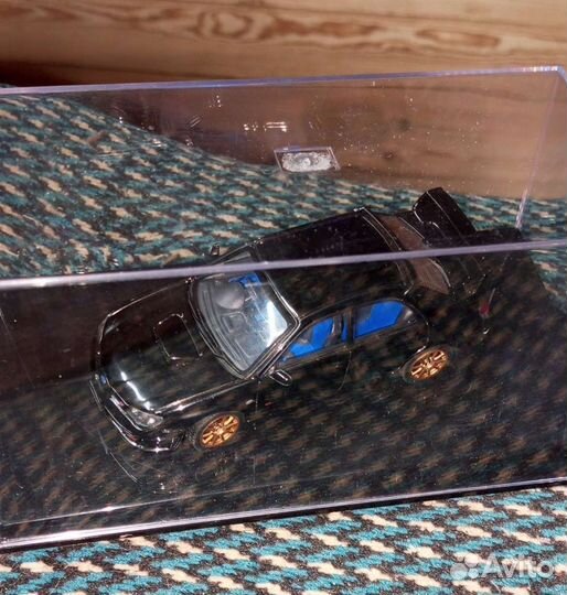 Subaru Impreza WRX STI 2006 Black. 1/43