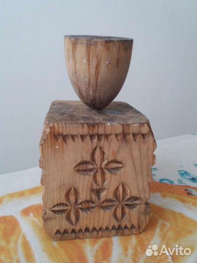 Подсвечник деревянный