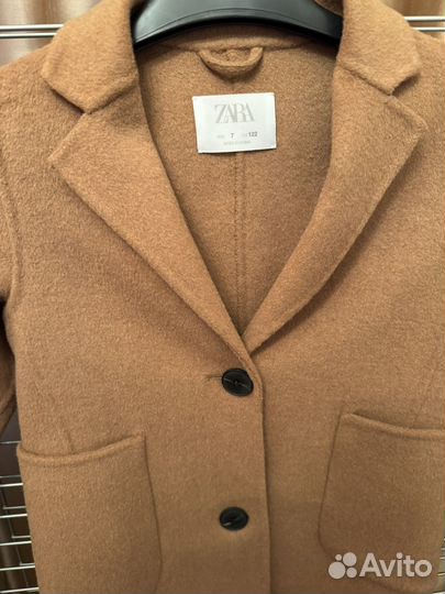 Пальто zara на 7 лет (122)