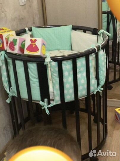 Кровать трансформер круглая