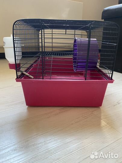 Клетка для хомяка Джунгарского с аксессуарами