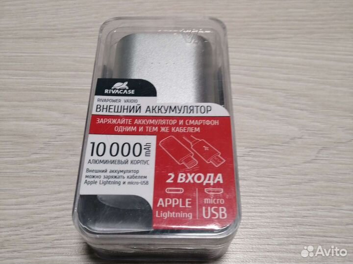 Внешний аккумулятор rivacase Power VA1010