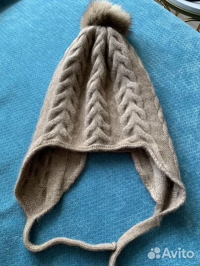 Кашемировая шапка 100 новая