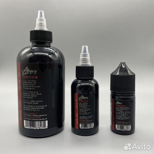 Краска для тату Allegory Black чёрная