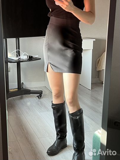 Сапоги milanа 37 размер натуральная кожа