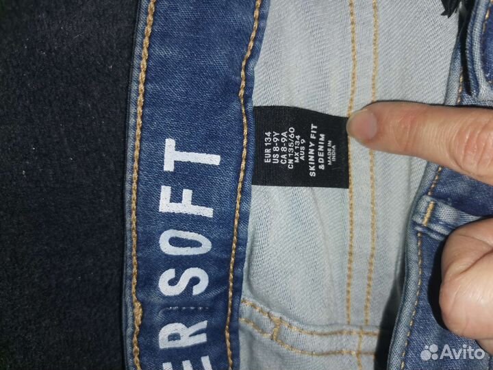 Новые джинсы для девочки 134 hm