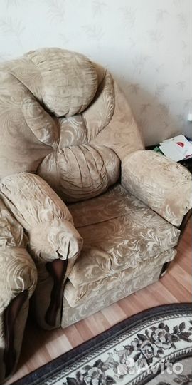 Диван угловой с креслом