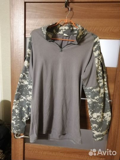 Боевая рубашка серая пикселька