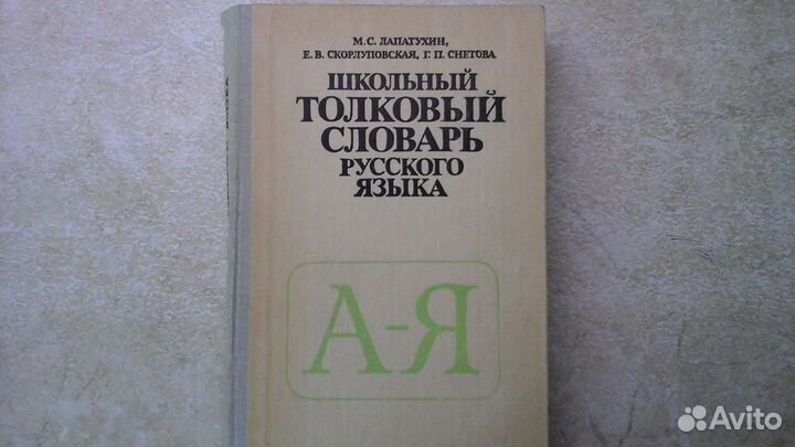 Школьный толковый словарь русского языка