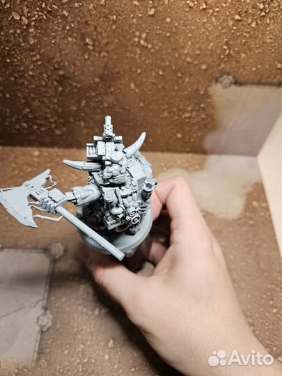 Warhammer 40k Warboss on mega armour