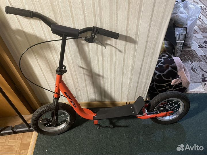 Самокат взрослый с большими колесами