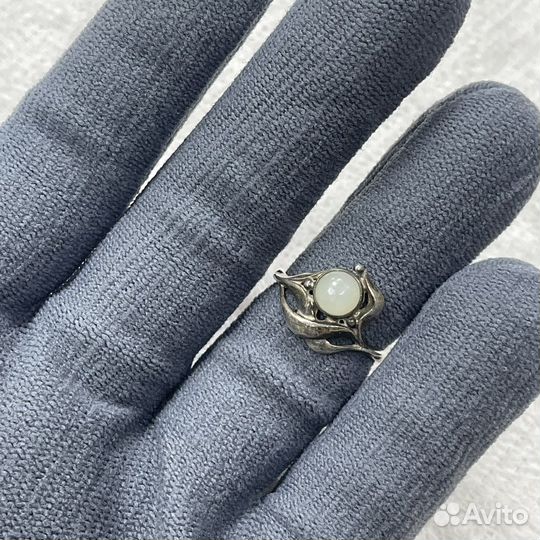 Серебряное кольцо 925 пробы СССР (Сзр)