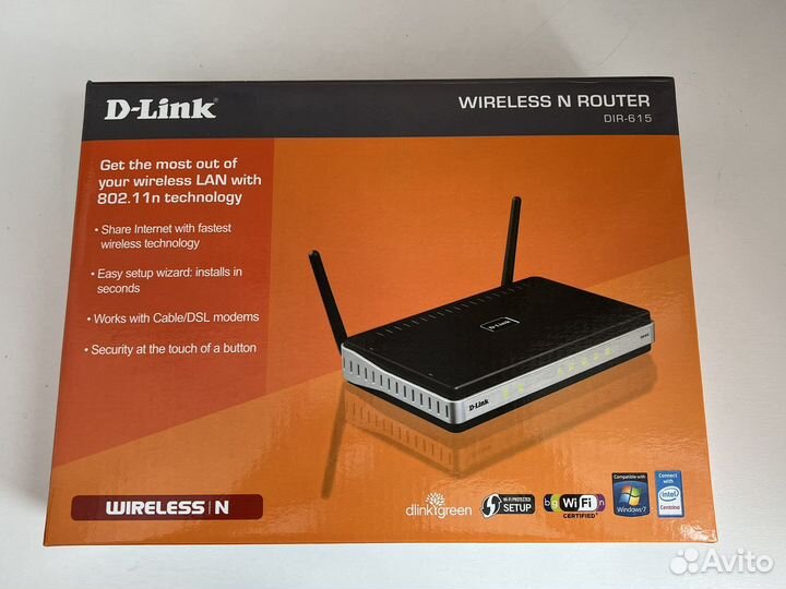 Wi fi роутер D-link DIR-615
