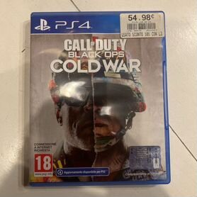 Диск на ps4 Call of Duty Black ops cold war