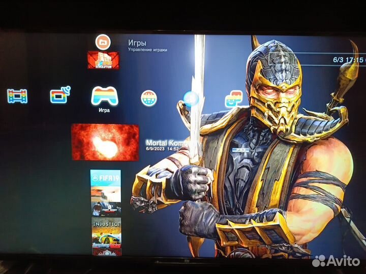 Игровая приставка ps3 super slim прошитая