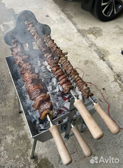 Мангал барбекю автоматический