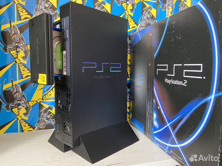 Sony PS2 50008 + 720 Игр 2TB HDD + Полный Комплект