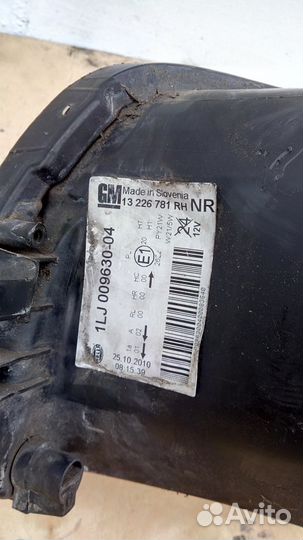 Фара правая на Опель Инсигния