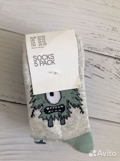 Носки hm 31/33 размер новые