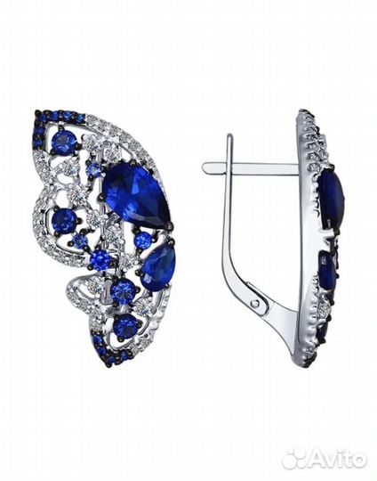 Комплект серьги и кольцо Sokolov серебро 925 пробы