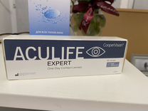 Новые линзы Aculife expert (30шт) + раствор 350мл