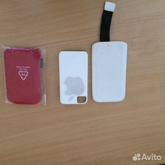 Бампер и 2 чехла для iPhone 4/4S