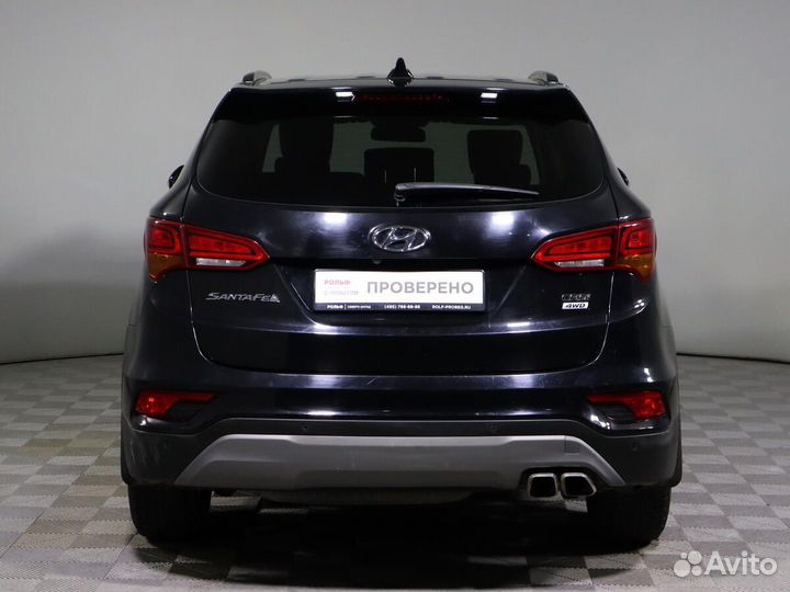 Hyundai Santa Fe 2.2 AT, 2017, 106 202 км