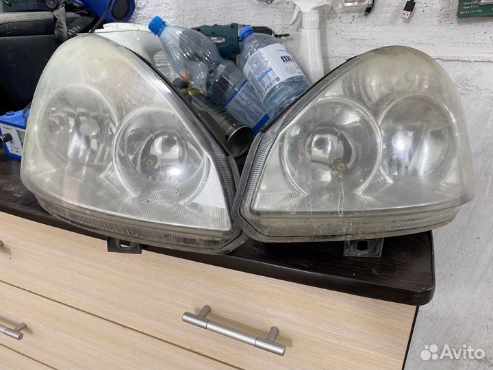 Передние фары на priora 1