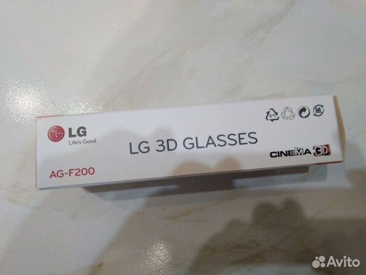 Новые очки LG AG-F200 Cinema 3D (набор из 2 очков)