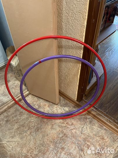 Обруч металлический и пластиковый