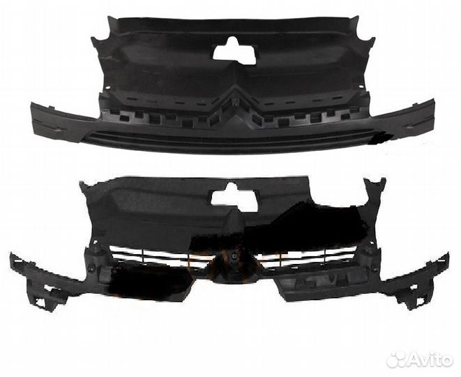 Решетка радиатора Citroen C4 2004-2008