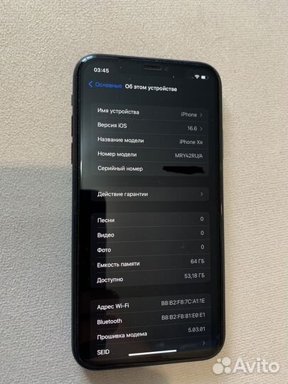 iPhone xr 64gb