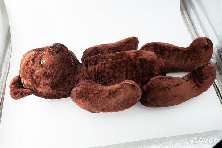 Медведь плюшевый 30 годы СССР опилочный