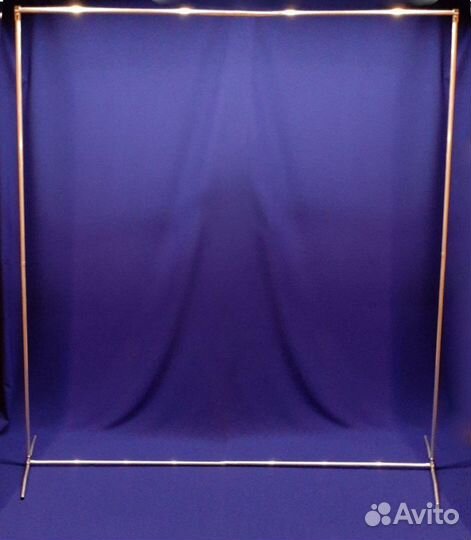 Фон хромакей 202 х 202 в комплекте с подставкой