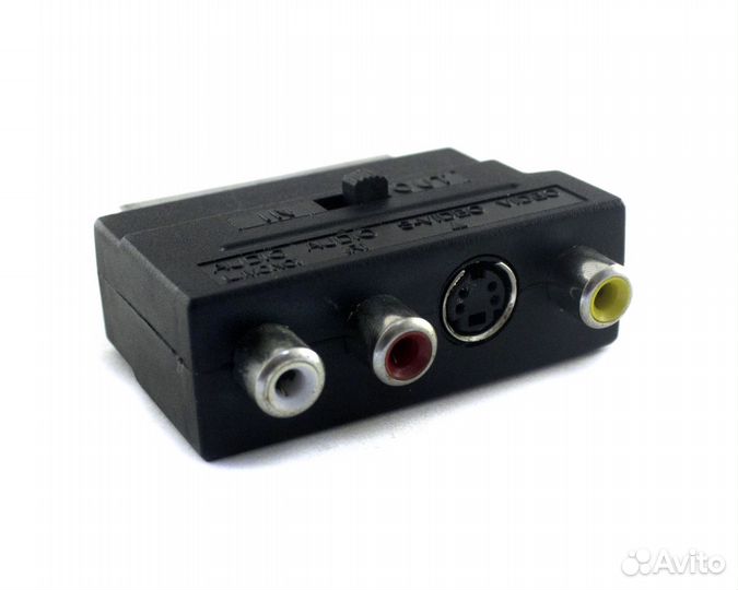 Переходник scart - 3RCA, S-Video двунаправленный