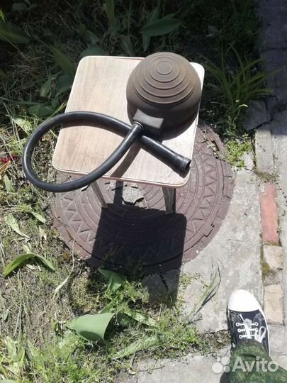 Матрац и насос для лодки