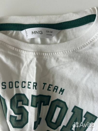 Лонгслив на мальчика 128 см Mango Kids