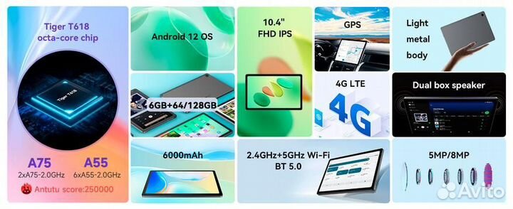 Планшет Alldocube iPlay 50 6/128Gb 4G