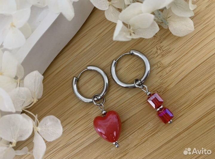 Серьги кольца конго