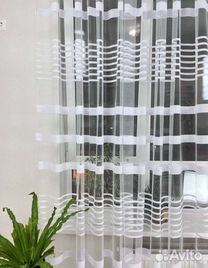 Тюль новый, на отрез, пошив по размерам