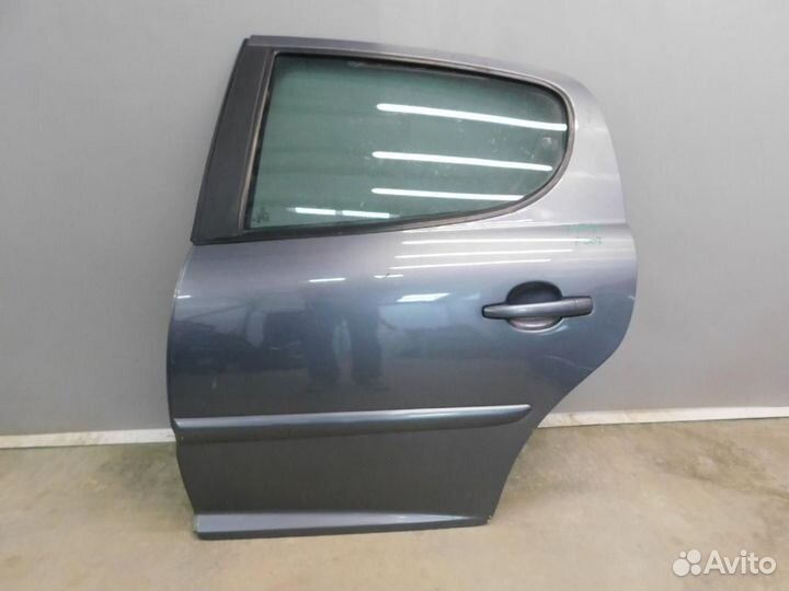 Дверь задняя левая Peugeot 207