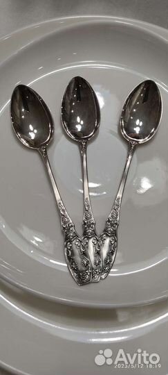 Набор чайных серебрянных ложек 875 РСФСР